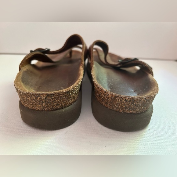 Women’s Brown Leather Mephisto Sandals Size 38 - Picture 3 of 12
